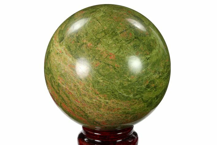 Polished Unakite Sphere - South Africa #151920
